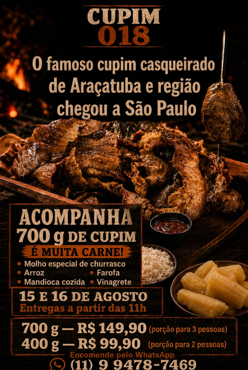 Cupim 018 — o famoso cupim casqueirado de Araçatuba